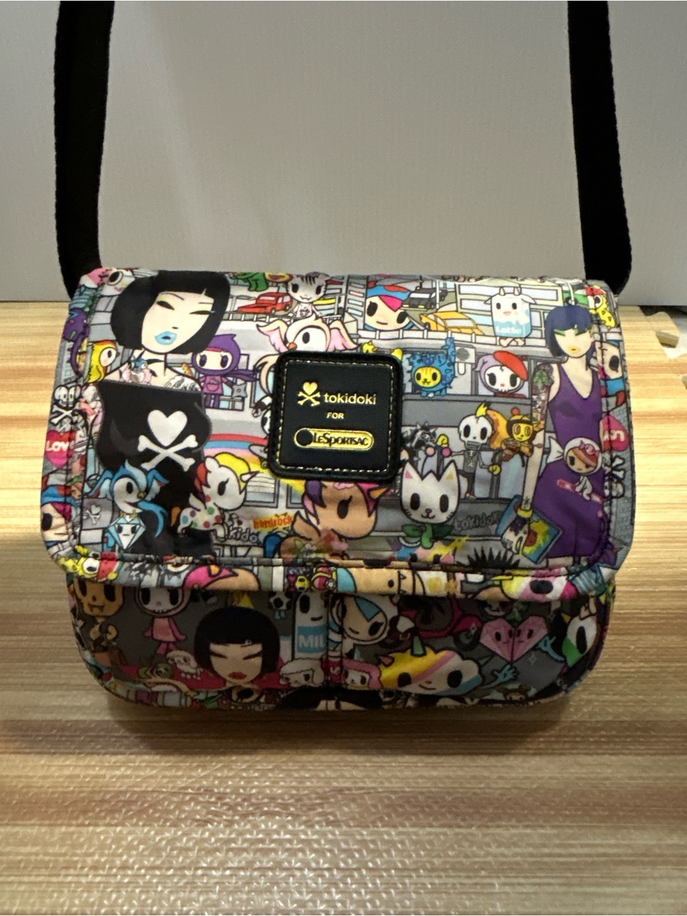 Tokidoki for LeSportsac Citta Flap Crossbody Bag RARE